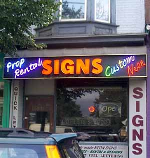 SAY IT IN NEON WITH SIGNS OF TORONTO...BY DAY